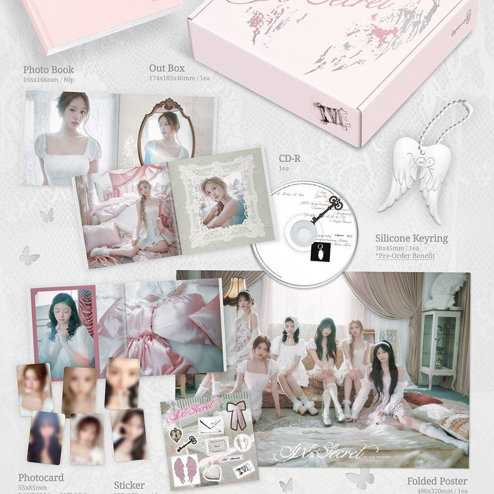 Korea Pop Store IVE - The 4th EP [Ive Secret] (IVE Loved Ver.) Kawaii Gifts