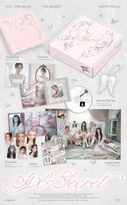 Korea Pop Store IVE - The 4th EP [Ive Secret] (IVE Loved Ver.) Kawaii Gifts