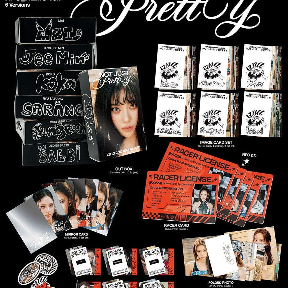 Korea Pop Store IZNA - 2nd Mini Album [Not Just Pretty] (NFC Nemo Ver.) Kawaii Gifts