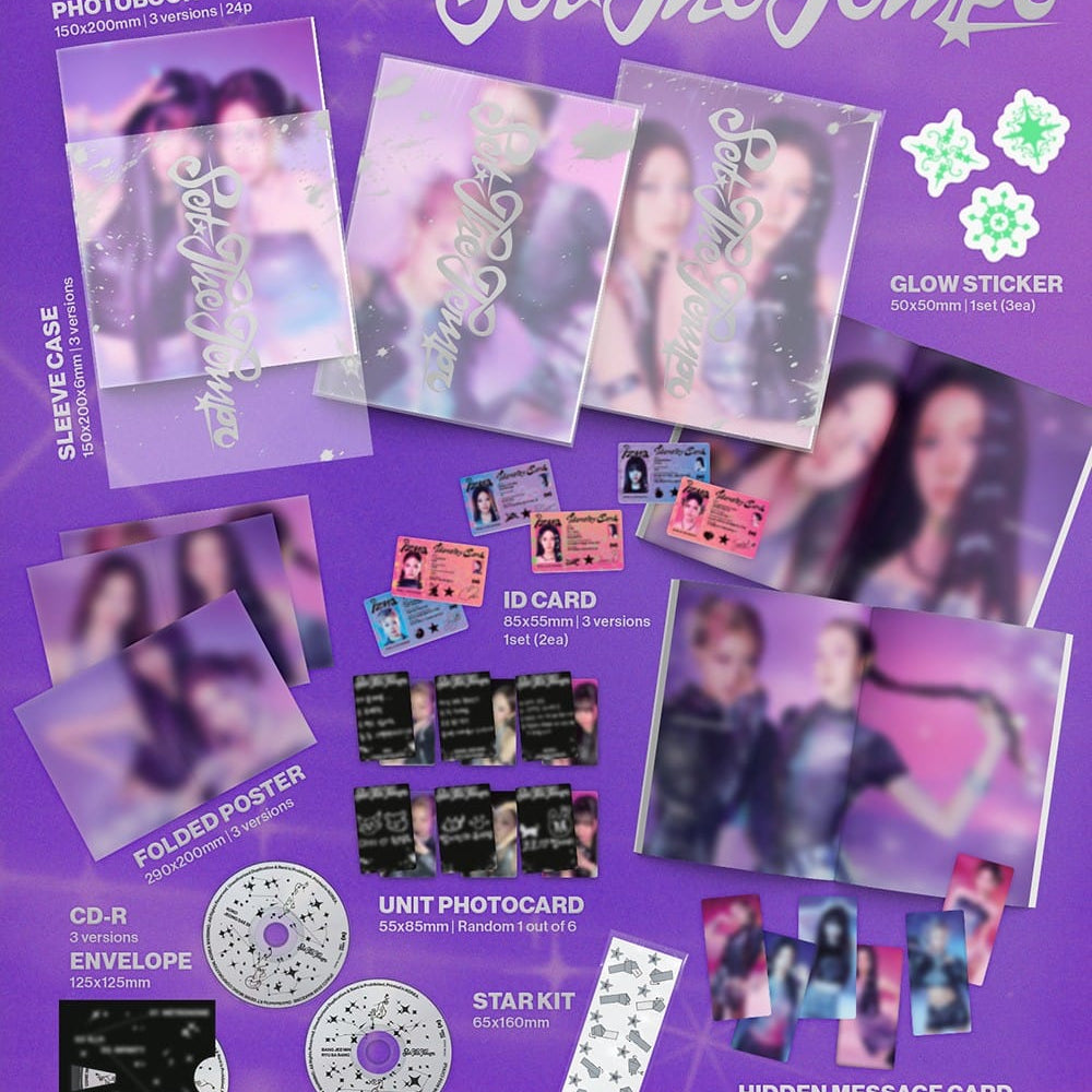 Korea Pop Store IZNA - 3rd Mini Album [Set the Tempo] Unit Ver. Kawaii Gifts 8809704435475