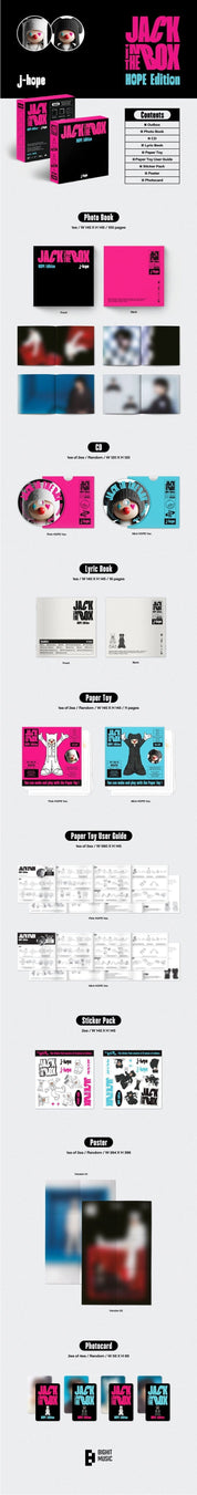 Korea Pop Store [J-HOPE] Jack In The Box (Hope Edition) Kawaii Gifts 8809929745588