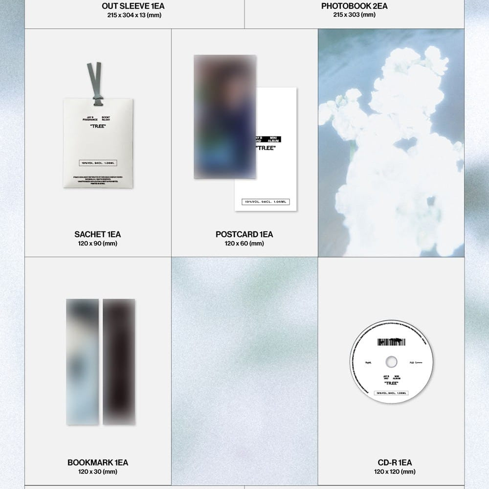 Korea Pop Store JAY B - 3rd Mini Album Tr.ee (Interlude Ver.) Kawaii Gifts 8809954226588
