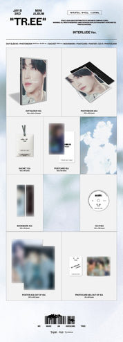 Korea Pop Store JAY B - 3rd Mini Album Tr.ee (Interlude Ver.) Kawaii Gifts 8809954226588