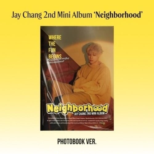 Korea Pop Store JAY CHANG - [Neighborhood] 2nd Mini Album [Photobook Ver.] Kawaii Gifts