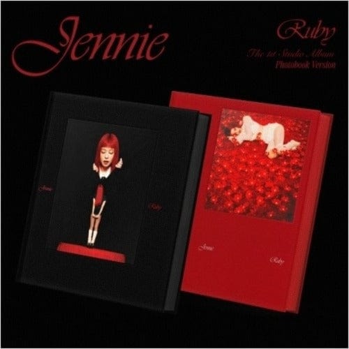 Korea Pop Store JENNIE - The 1st Studio Album [Ruby] (Photobook Ver.) Kawaii Gifts