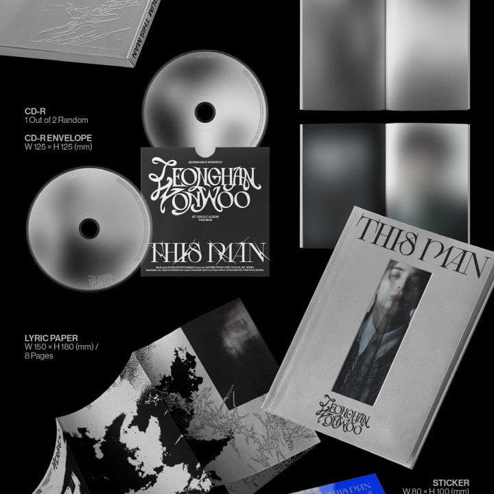 Korea Pop Store JEONGHAN X WONWOO - [This Man] (1st Single Album) Kawaii Gifts 8800250621930