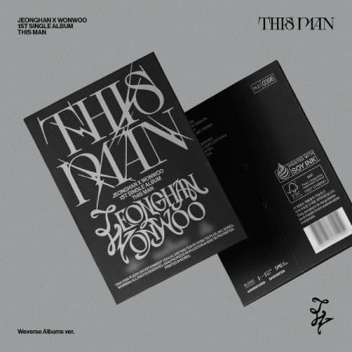 Korea Pop Store JEONGHAN X WONWOO - [This Man] (1st Single Album) (Weverse Albums Ver.) Kawaii Gifts