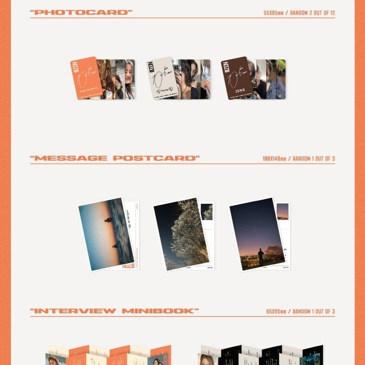Korea Pop Store JIHYO - Zone (1st Mini Album) Kawaii Gifts 8809755505455