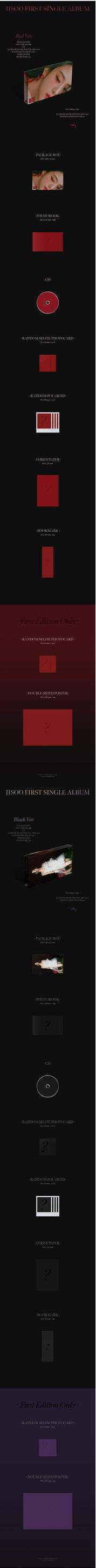 Korea Pop Store Jisoo - Jisoo First Single Album Kawaii Gifts