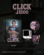 Korea Pop Store JISOO - Single Album [Click] Photobook Ver. Kawaii Gifts