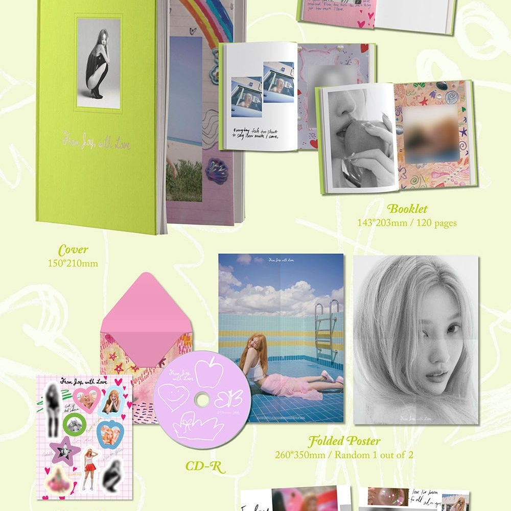 Korea Pop Store JOY - 1st Mini Album [From Joy, With Love] (Photo Book Ver.) Kawaii Gifts