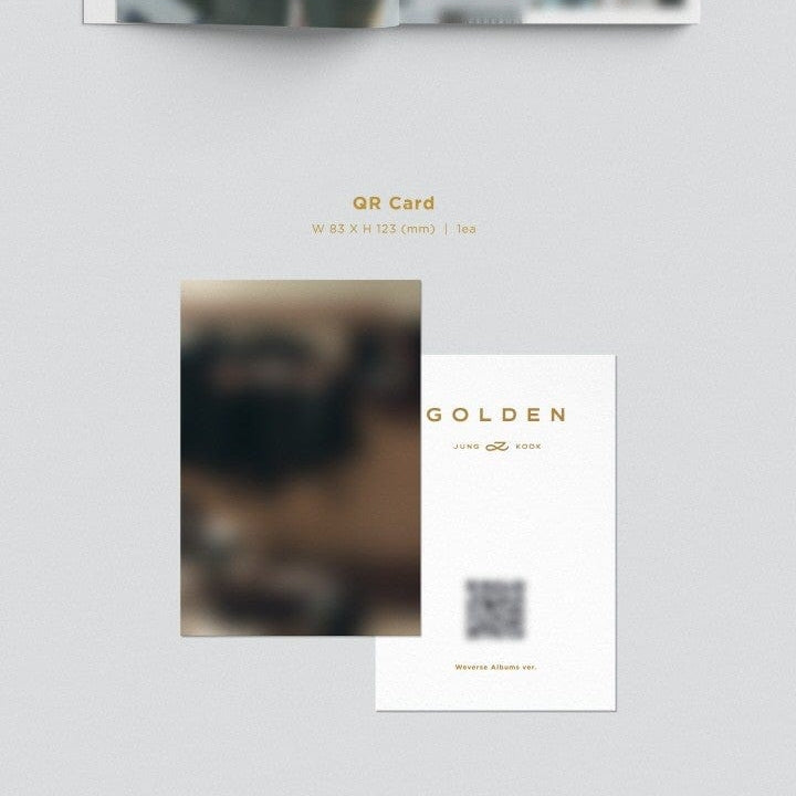 Korea Pop Store JUNG KOOK (BTS) - Golden (Weverse Albums Ver.) Kawaii Gifts 8809962361103
