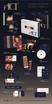 Korea Pop Store KANG DANIEL - Act (5th Mini Album) Kawaii Gifts 8809957310512