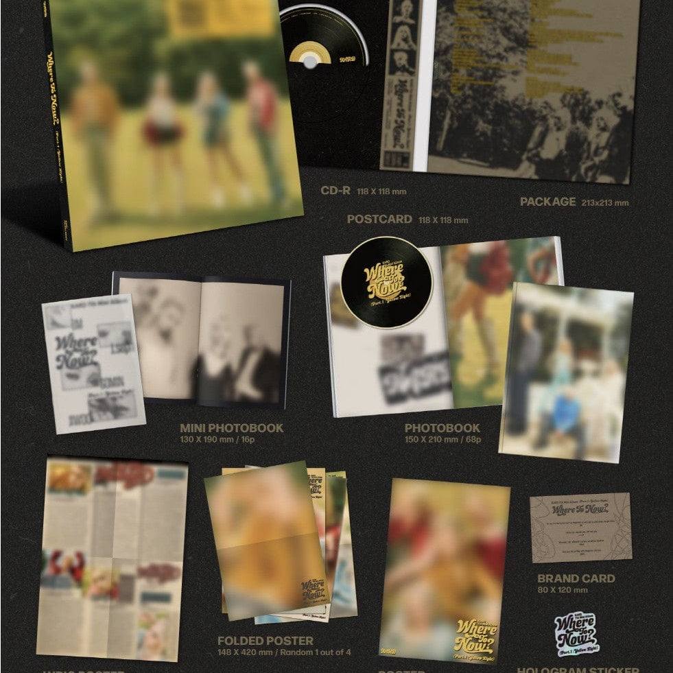 Korea Pop Store KARD - Where to Now? (Part 1 : Yellow Light) (7th Mini Album) Kawaii Gifts 8804775451096