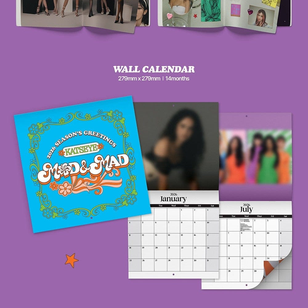 Korea Pop Store KATSEYE - 2026 Season's Greetings Kawaii Gifts