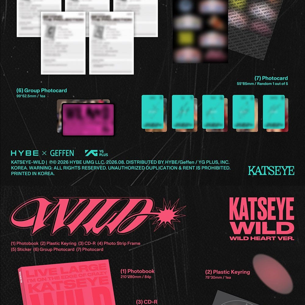 Korea Pop Store KATSEYE - Wild Kawaii Gifts