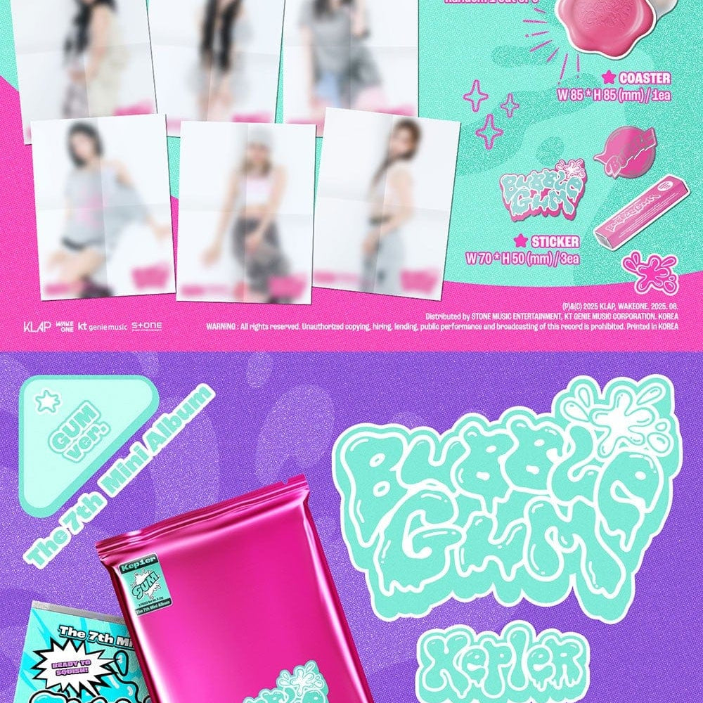 Korea Pop Store KEP1ER - The 7th Mini Album [Bubble Gum] Kawaii Gifts 8809704433976
