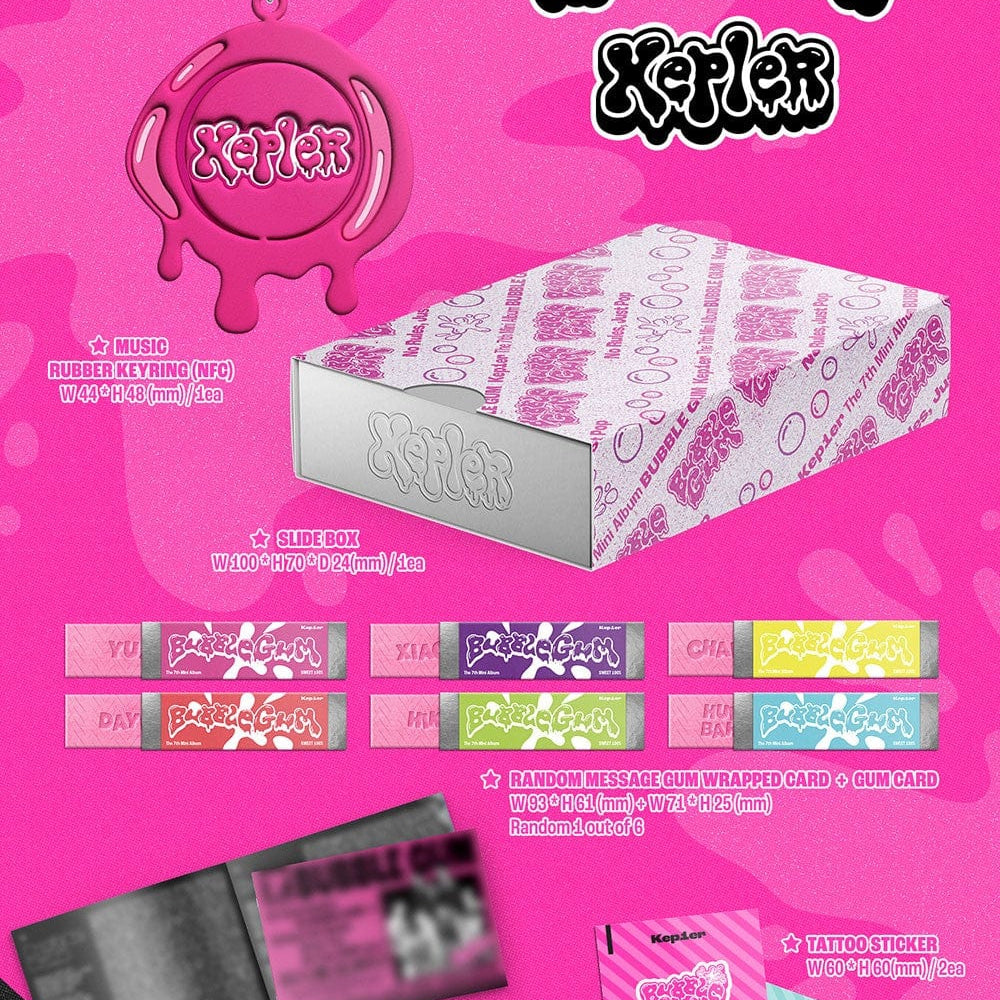 Korea Pop Store KEP1ER - The 7th Mini Album [Bubble Gum] (Rush Ver.) Kawaii Gifts