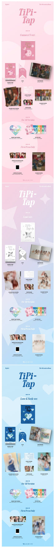 Korea Pop Store KEP1ER - [Tipi-Tap] (6th Mini Album) Kawaii Gifts