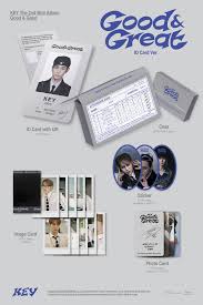 Korea Pop Store KEY - [Good & Great] 2nd Mini Album (ID Card Ver.) Kawaii Gifts 8804775366796