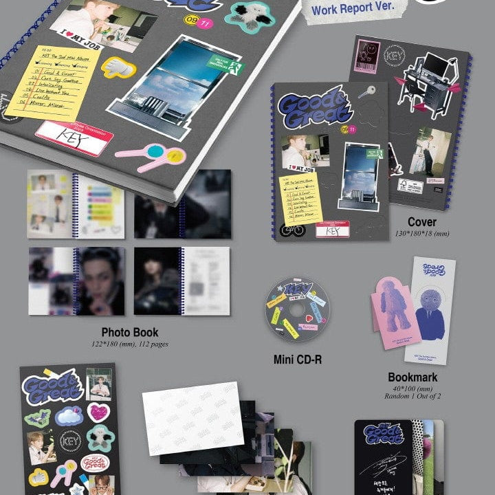 Korea Pop Store [KEY] [Good & Great] 2nd Mini Album (Photo Book Ver.) Kawaii Gifts