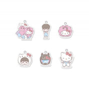Korea Pop Store [KEY X HELLO KITTY] DIY Key Ring - Acrylic Charm Kawaii Gifts