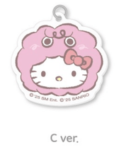 Korea Pop Store [KEY X HELLO KITTY] DIY Key Ring - Acrylic Charm C Ver Kawaii Gifts