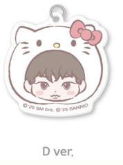 Korea Pop Store [KEY X HELLO KITTY] DIY Key Ring - Acrylic Charm D Ver Kawaii Gifts