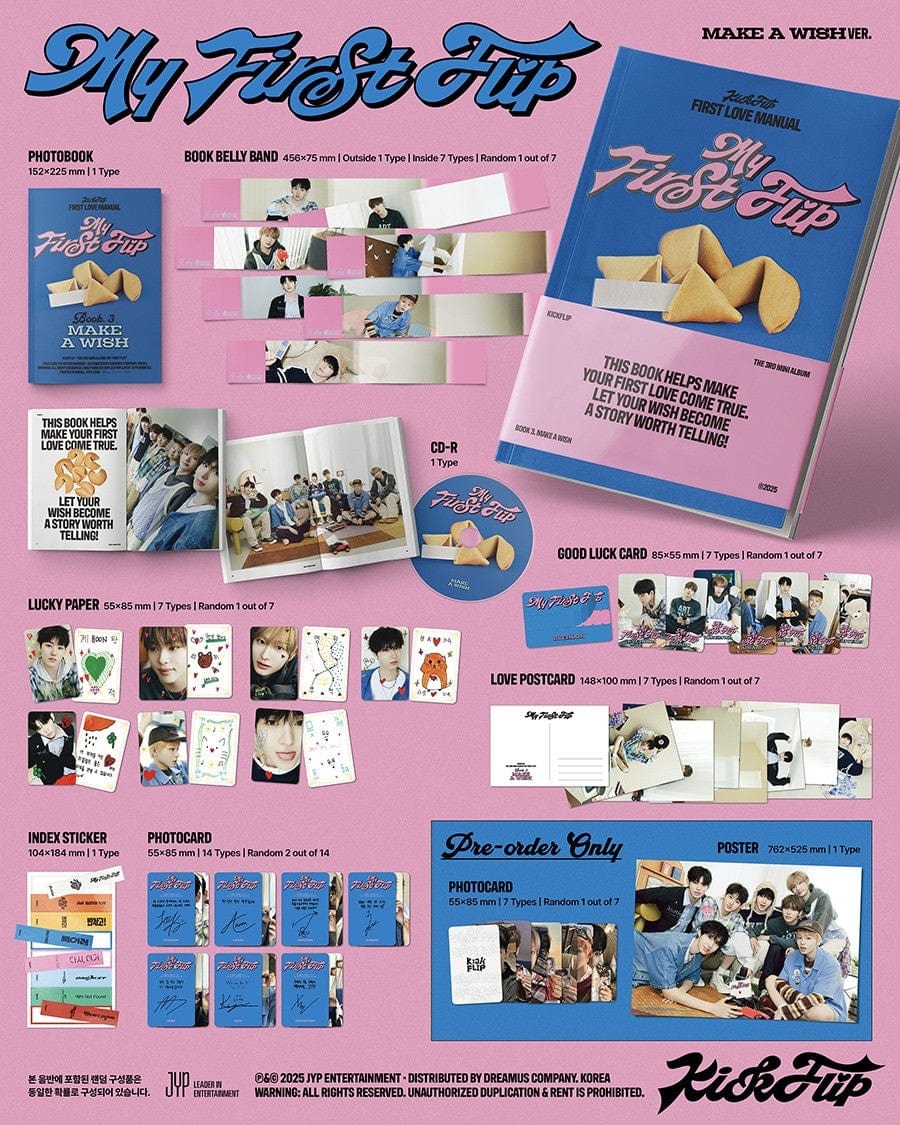 Korea Pop Store KICKFLIP - My First Flip Kawaii Gifts