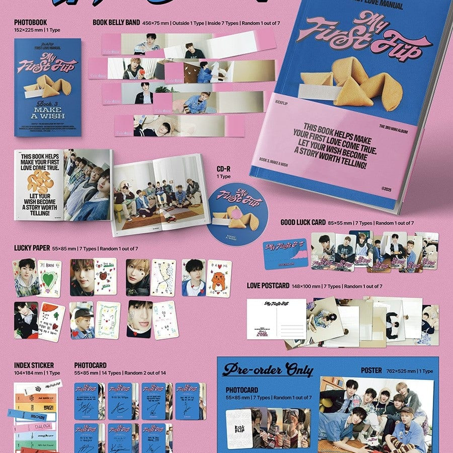 Korea Pop Store KICKFLIP - My First Flip Kawaii Gifts