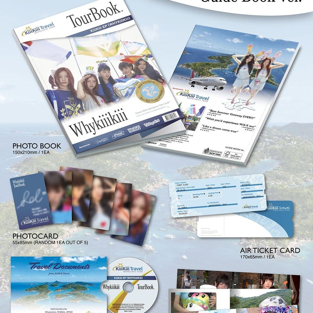Korea Pop Store KiiiKiii - EP [WhyKiiiKiii] Guide Book Ver. Kawaii Gifts
