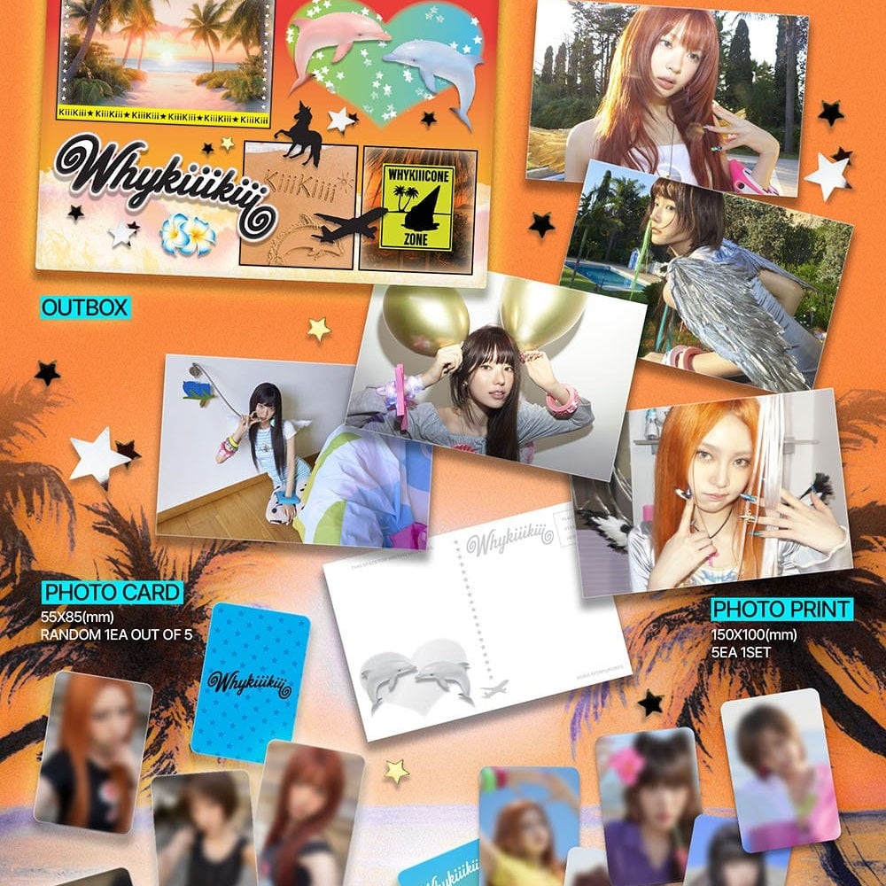 Korea Pop Store KiiiKiii - EP [WhyKiiiKiii] Planet Blue Hour Ver. (Limited Ver.) Kawaii Gifts