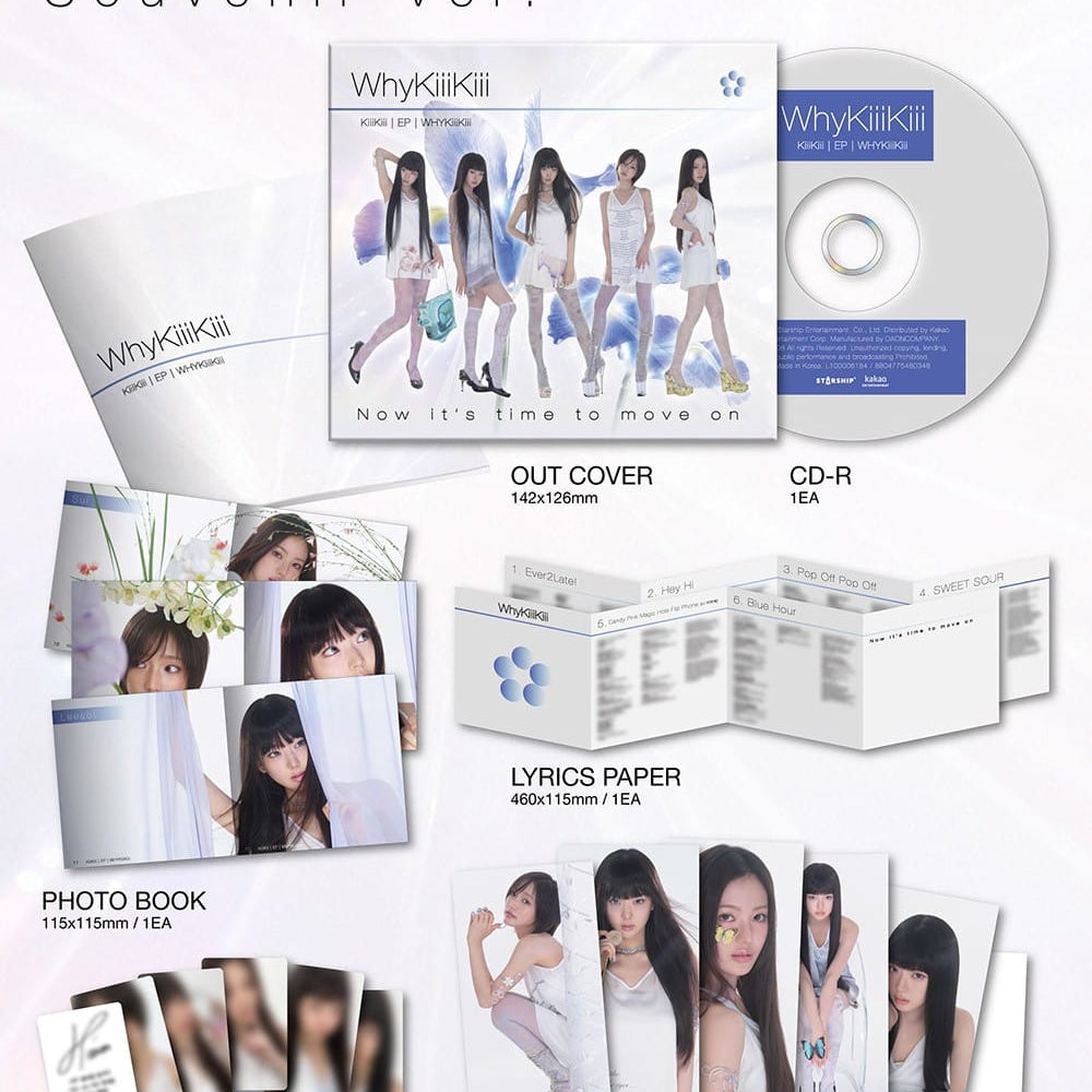 Korea Pop Store KiiiKiii - EP [WhyKiiiKiii] Souvenir Ver. Kawaii Gifts