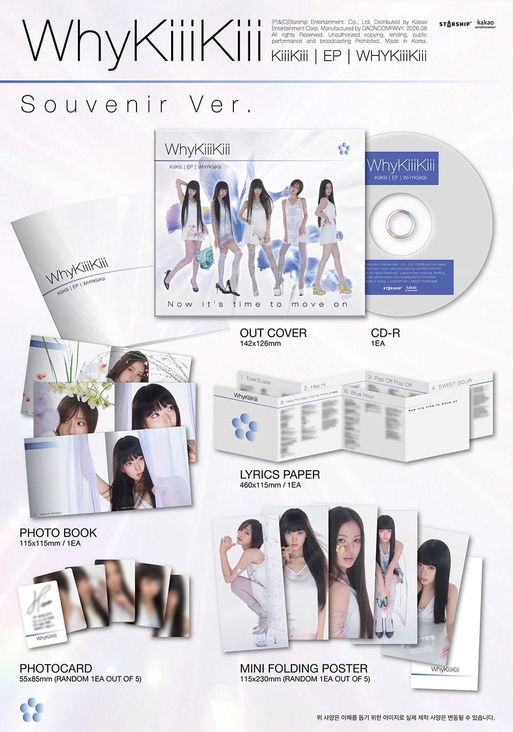 Korea Pop Store KiiiKiii - EP [WhyKiiiKiii] Souvenir Ver. Kawaii Gifts