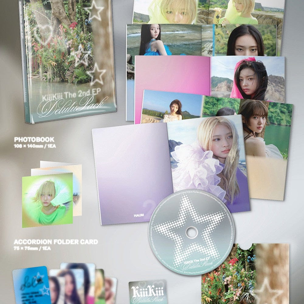 Korea Pop Store KiiiKiii - The 2nd EP [Delulu Pack] Crystal Ball Version Kawaii Gifts 8804775459450