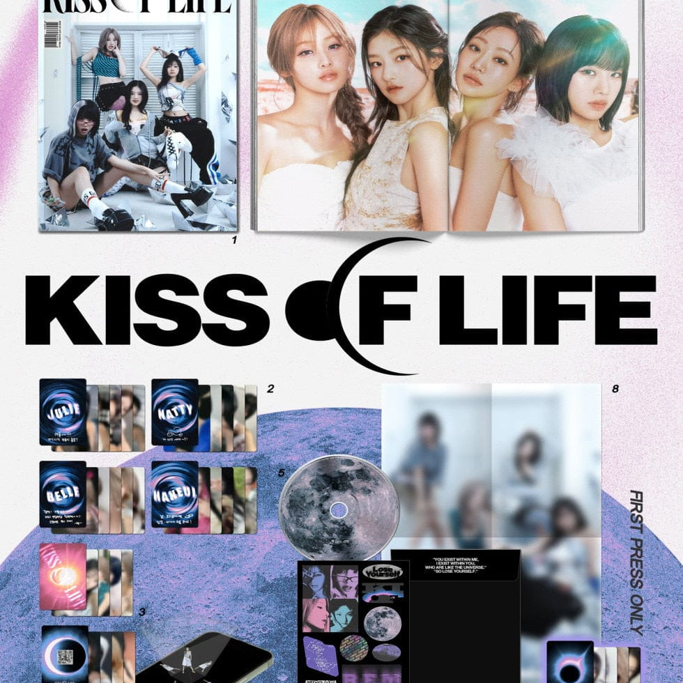 Korea Pop Store KISS OF LIFE - [Lose Yourself] (3rd Mini Album) (Magazine Ver.) Kawaii Gifts