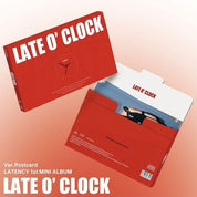 Korea Pop Store LATENCY - 1st Mini Album [Late O'Clock] (Postcard Ver.) Kawaii Gifts