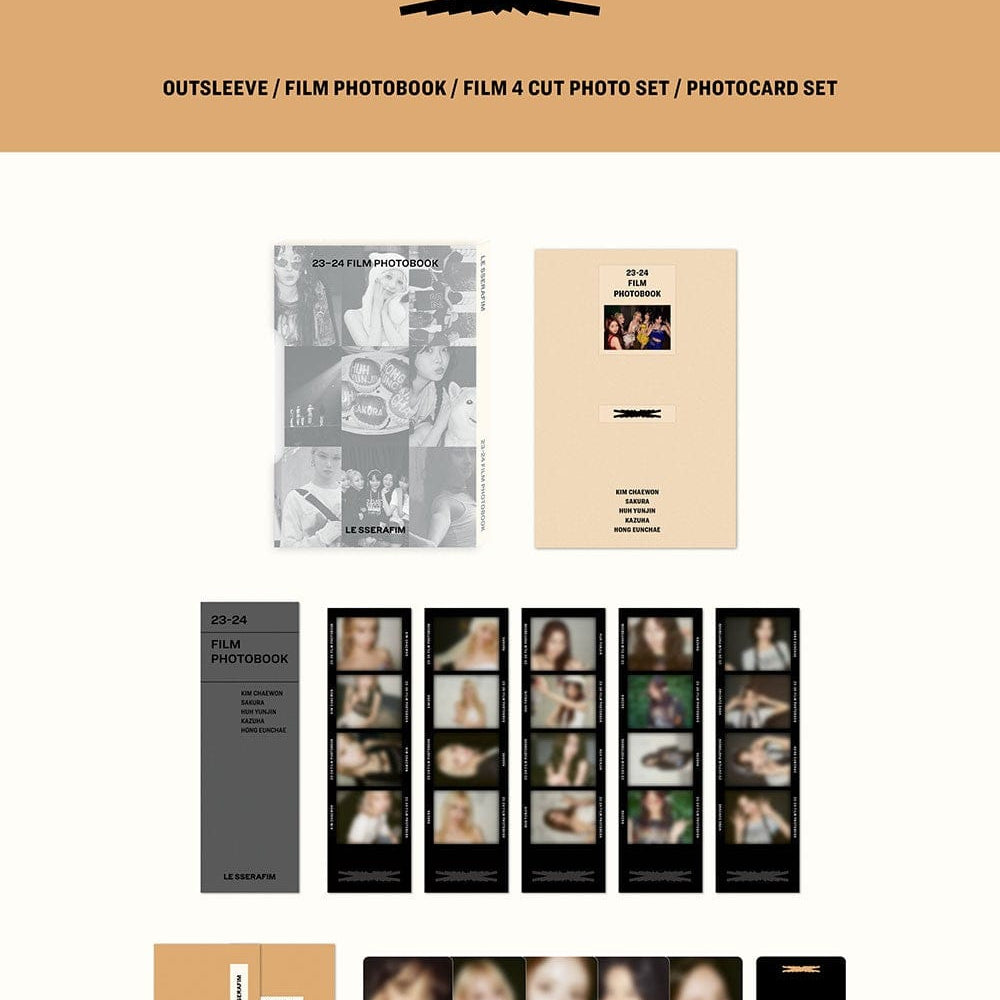 Korea Pop Store LE SSERAFIM - 23-24 Film Photobook Kawaii Gifts