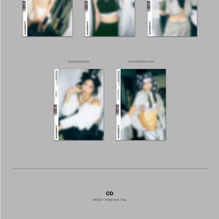 Korea Pop Store LE SSERAFIM - [Easy] (3rd Mini Album) (Compact Ver.) Kawaii Gifts 8809973501178