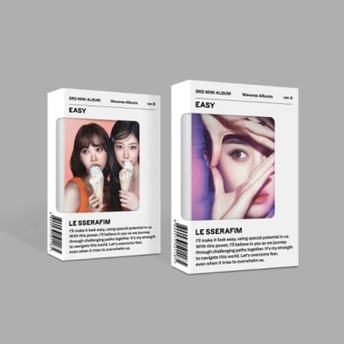 Korea Pop Store LE SSERAFIM - [Easy] (3rd Mini Album) (Weverse Albums Ver.) Kawaii Gifts