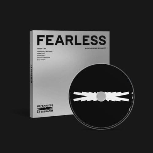Korea Pop Store LE SSERAFIM - Fearless (1st Mini Album) Monochrome Bouquet Ver. Kawaii Gifts