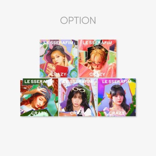 Korea Pop Store LE SSERAFIM - Japan 3rd Single 'Crazy' Solo Jacket Kawaii Gifts