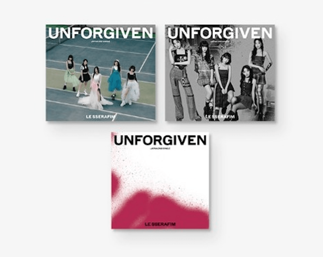 Korea Pop Store [LE SSERAFIM] JP 2nd Single [Unforgiven] Kawaii Gifts