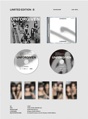 Korea Pop Store [LE SSERAFIM] JP 2nd Single [Unforgiven] Limited B Kawaii Gifts 4988031579992