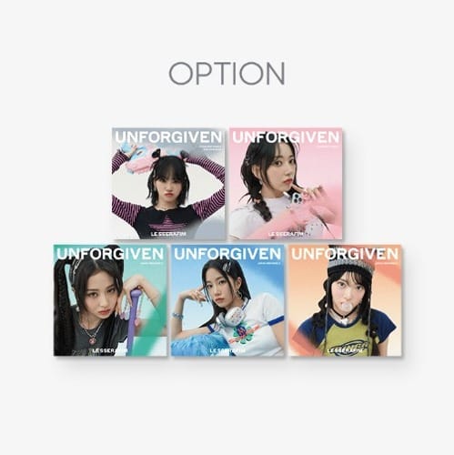 Korea Pop Store [LE SSERAFIM] JP 2nd Single [Unforgiven] Solo Jacket Kawaii Gifts