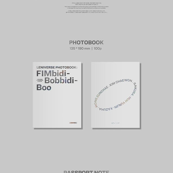 Korea Pop Store LE SSERAFIM - Leniverse Photobook: FIMbidi-Bobbidi-Boo Kawaii Gifts