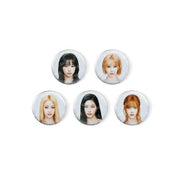 Korea Pop Store [LE SSERAFIM] Pureflow - Lucky Draw Can Badge Kawaii Gifts