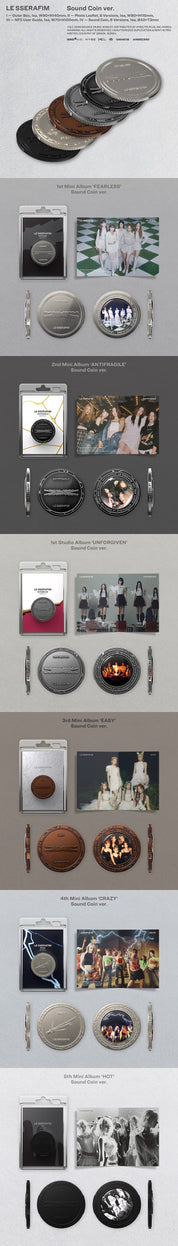 Korea Pop Store LE SSERAFIM - Sound Coin Album Kawaii Gifts