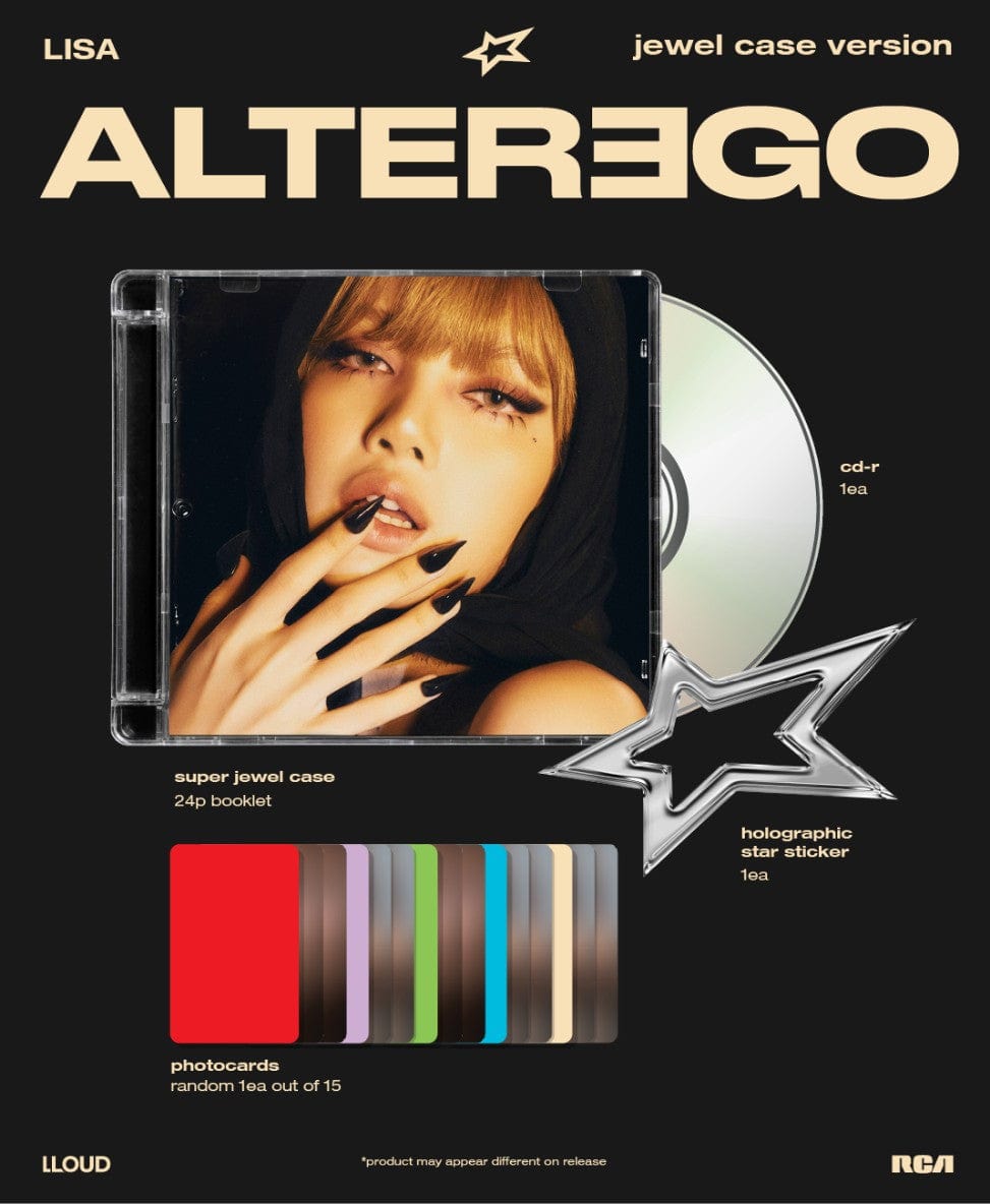 Korea Pop Store LISA - Alter Ego (Jewel Case) Kawaii Gifts