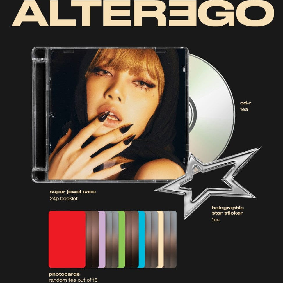 Korea Pop Store LISA - Alter Ego (Jewel Case) Kawaii Gifts